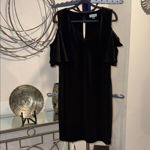 ‼️REDUCED‼️Calvin Klein Black Mini Dress with Cold Shoulder
